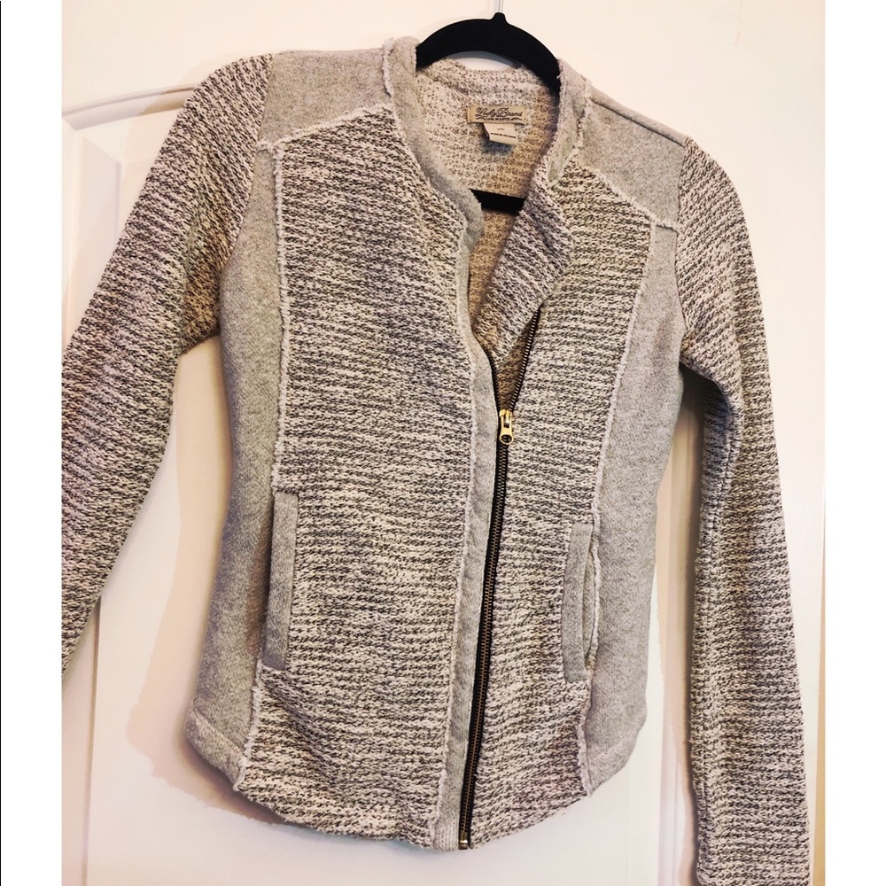 Lucky Brand Sweater Moto Jacket